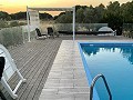 3 Bed 2 bath villa in Sax with pool and views in Inland Villas Spain