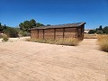 27,000m2 of land with wooden cabin in Inland Villas Spain