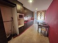 3 Bedroom apartment on the 1st floor with lift, patio, garage and storage in Inland Villas Spain